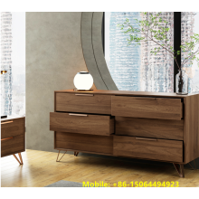 Luxury Six Cassed Cabinet con piedi in acciaio