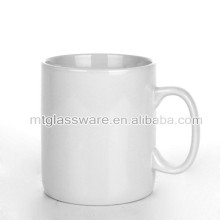 Porcelain Ceramic heat press mugs,stoneware coffe mug, customized smiling face cup