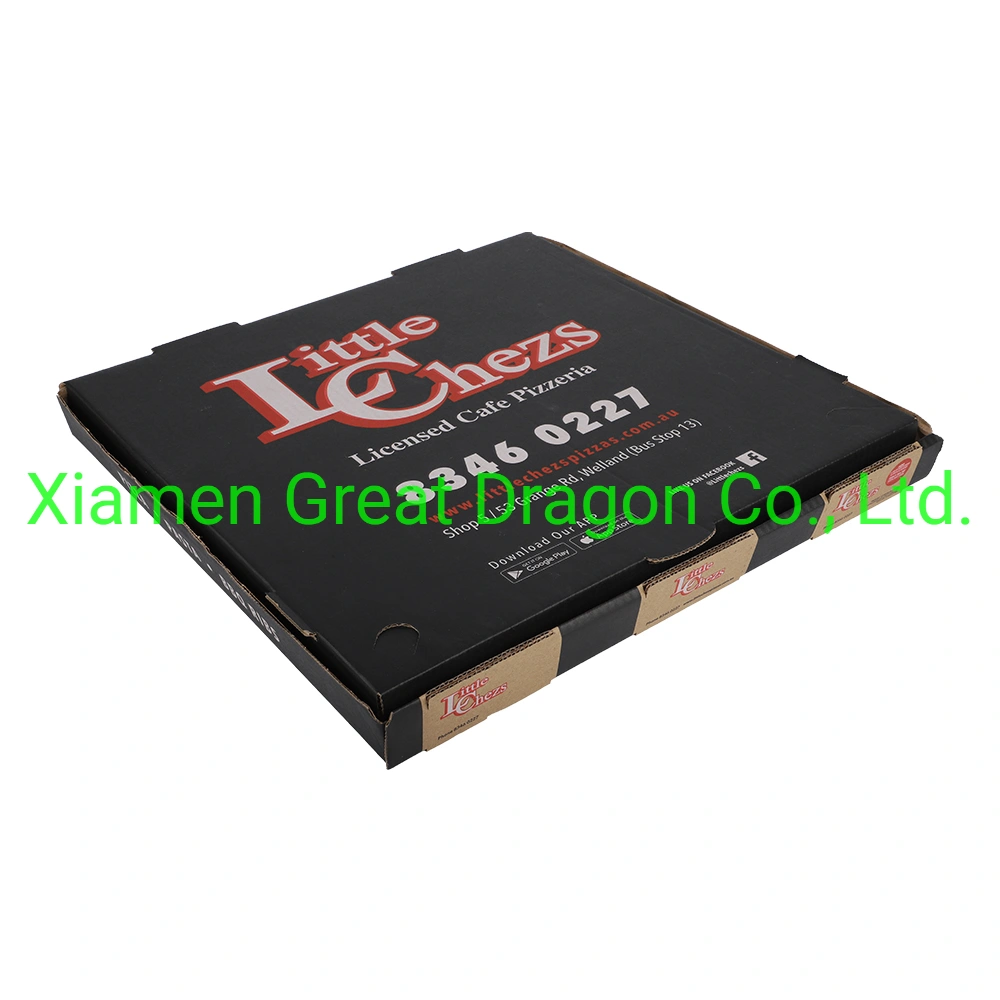 Take out Pizza Delivery Box with Custom Design Hot Sale (PZ2009222004)