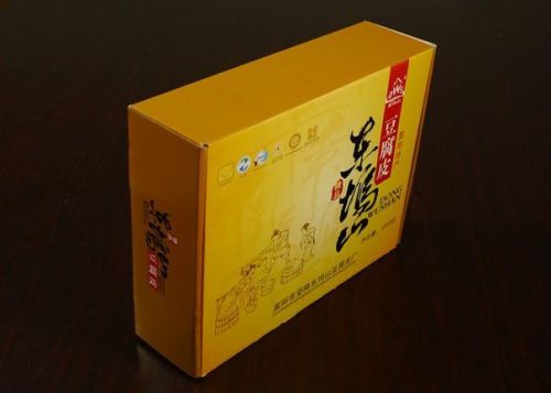 Custom Aqueous Coating Recycled Cardboard Paper Boxes For Food Packaging