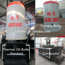 Vertical heat conduction oil furnace
