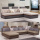 Couch L Shaped Fabric Lounge Sectional Sofa