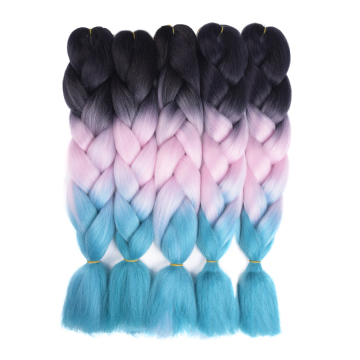 24 Inch Ultra Jumbo Hair Braid ombre synthetic twisted pre stretched 48 inch ultra braid braiding hair