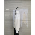 Комфортные белые флисовые куртки с белой шерпа