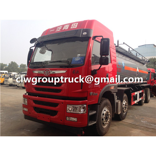 FAW 8X4 17CBM Corrosive Liquid Transport Tanker