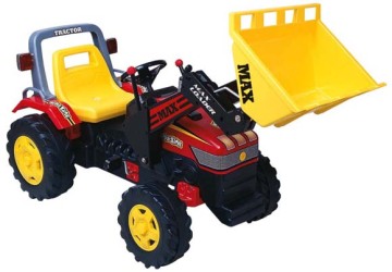 pedal tractor,Sturdy children's tractor styled on the new generation of agriculture tractors