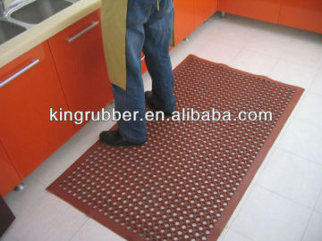 Red Rubber Kitchen floor utility Mat