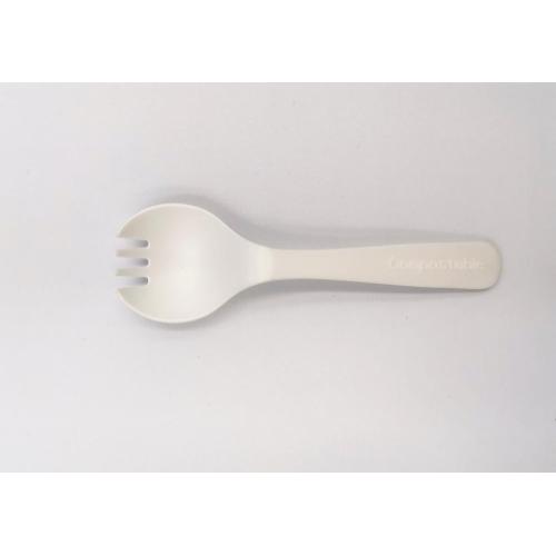 100% биоразлагаемый компостируемый одноразовый Spork PLA