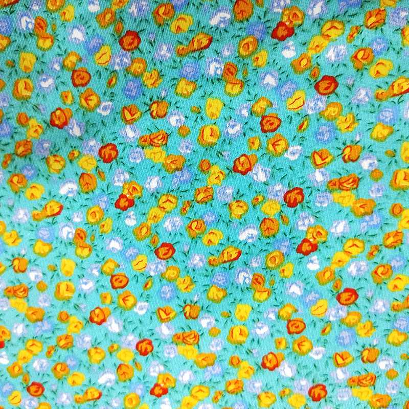 Factory ready goods small floral cute designs cotton printed twill children's cartoon cotton twill fabric