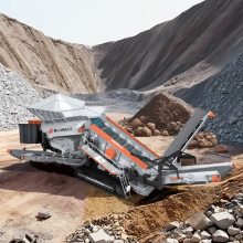 Hydraulic Tracked Mobile Screening Machine for Coal and Stone Quarries