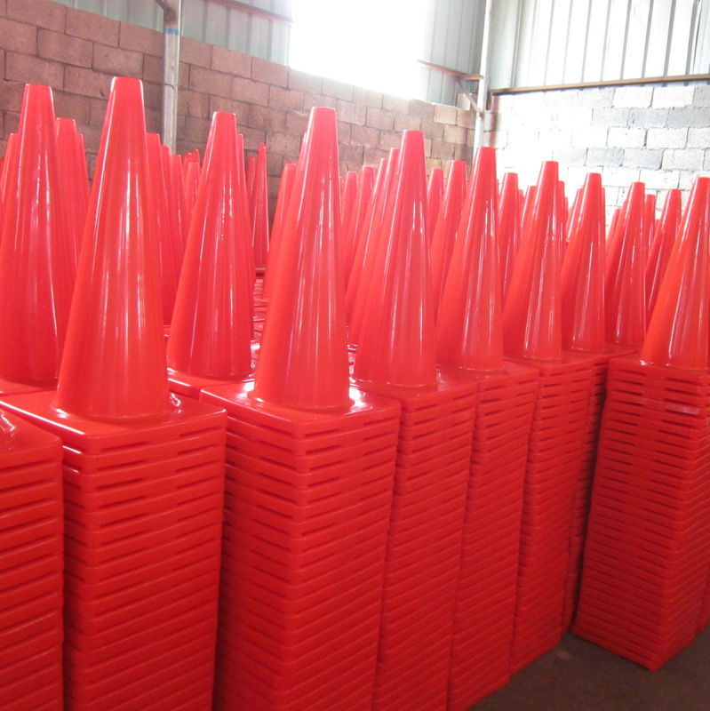 Orange Flexible Reflective Soft PVC Safety Traffic Cones