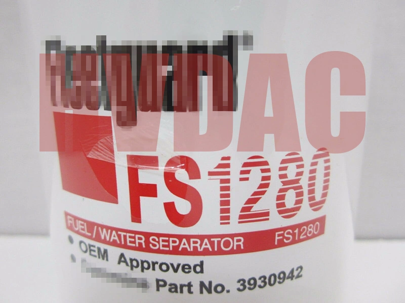 Fs1280 Fleetguard Fuel Filter Water Separator Case of Filtration