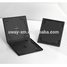 PP 10mm double black CD case/CD box for 2 disc