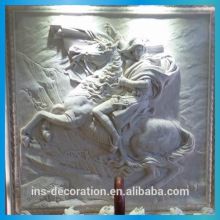 Artistic design stone wall sculpture