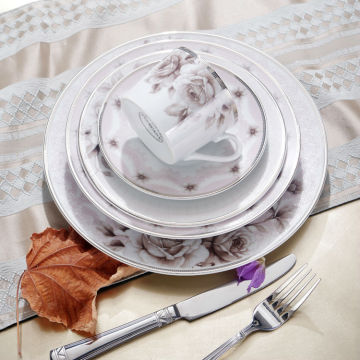 15years manufacture new design super white 30PCS italian porcelain dinnerware