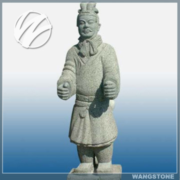 Antique Life Size Terra Cotta Warrior Memorial Statue