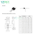 Alto rendimiento de ciclo térmico BT145-800R TO-220 SCR