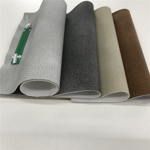 Cuero sintético artificial sintético de dos tonos de PU para fundas de sofá