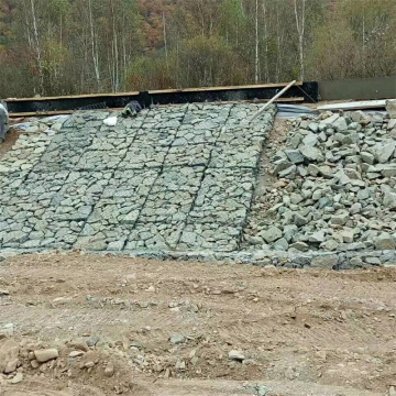 Green PVC Terramesh Gabion Retaining Wall