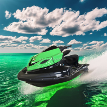 Hison 110hp DOHC 4-Stroke 4-Cylinder 1400cc EPA Certified Engine for Ski Mini Jet Boat