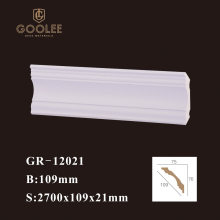 Goolee High Quality PU Material Decorative Plain Cornice From China