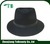 black plain wool hat
