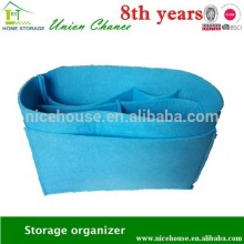 felt cosmetic bag,handmade felt bag,color could do custom design