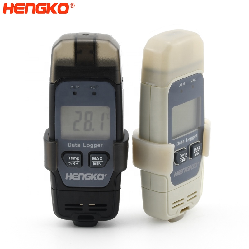 High precision reuse 1S collect time settable USB Excel PDF humidity and temperature data logger with data analysis software