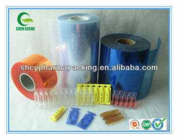 PVC/PE laminated film for oral liquid