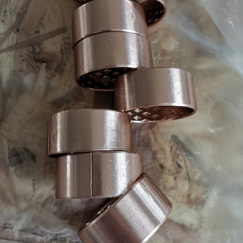 CuSn8P CuSn6P Bronze Wrapped Thin Wall Oilless Bushing 35mm X 39mm X 30mm