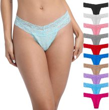 Solid Color 2-Piece Micro Thong Bikini String Thong Swimsuit Set