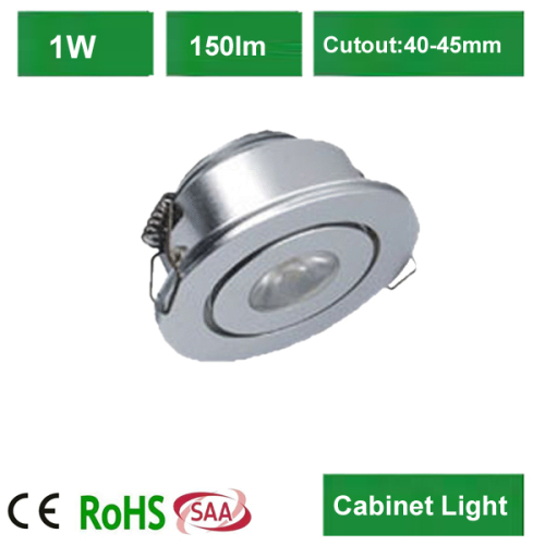 high quality hot selling 1 watt small bridgelux led downlights 15/30/45/60 degrees