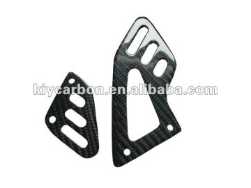 carbon fiber heel plates for Aprilia motor