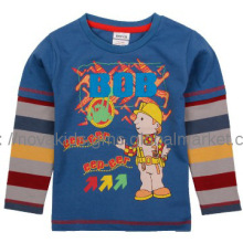 children wear  baby boy bob the builder long sleeve t shirt wholesale