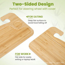 Car interior bamboo dining table