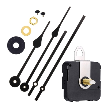 Sweep Clock Movement Silent Wall Clock with Metal Hands