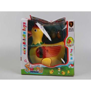 Battery operated hen with eggs