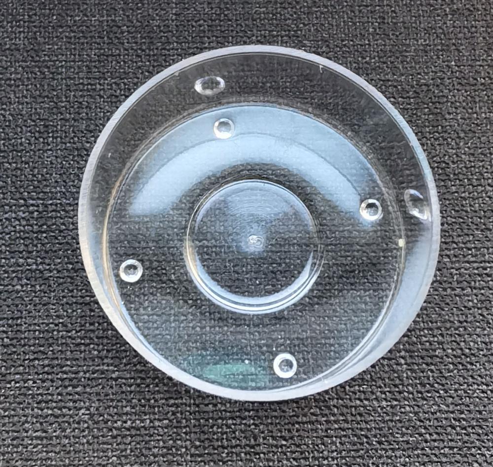 Пусты празрысты ПК Пластыкавыя празрыстыя кубкі для свечак з чыгуна