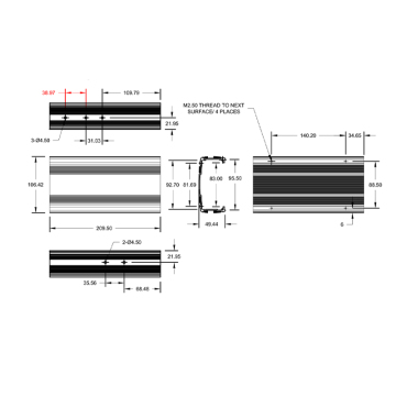 Aluminum heat dissipation shell