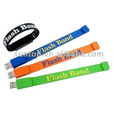 USB Flash Drive with Silicone Bracelet