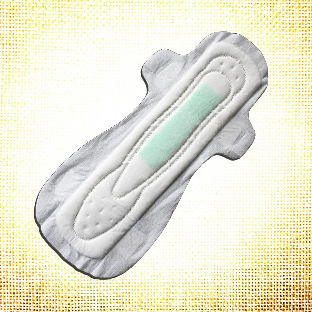 Safe ladies maxi sanitary pads with negative ion