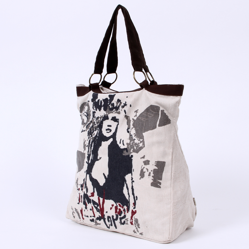 Single shoulder canvas bags