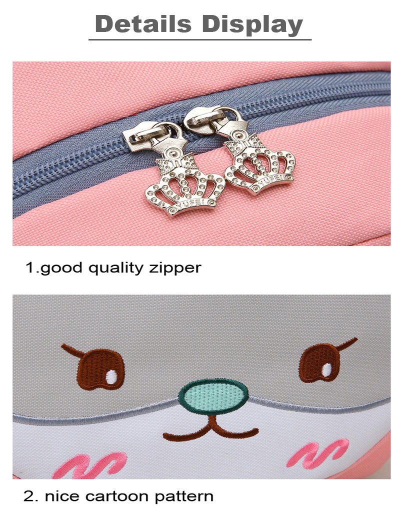 Top fashion students school book backpack teen backpacks girls for girls bag children waterproof animal