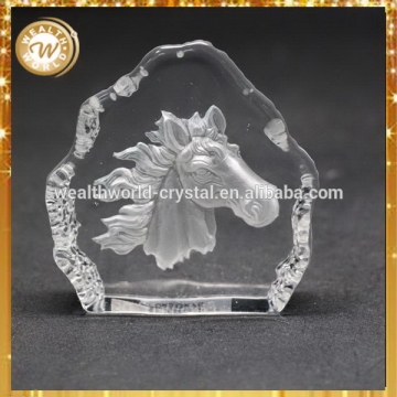 New hotsell decorative crystal horse head