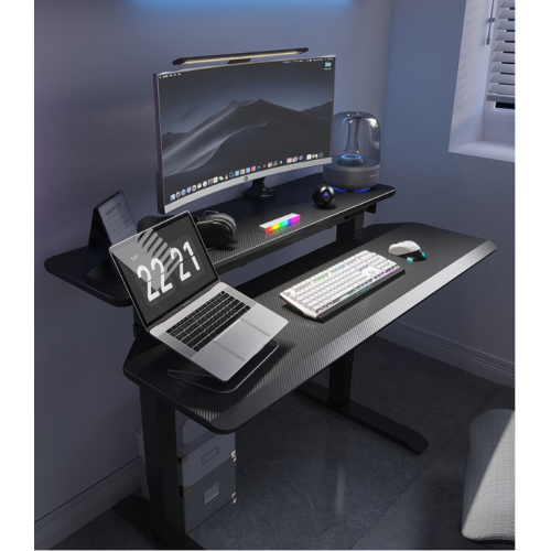 SIT STAND Supporto personalizzato Nero Variabile Altezza Desk