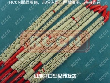 N Type Cable Marker, Easy Installed Cable Marker, Plastic Cable Marker