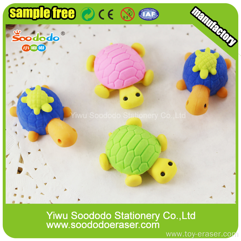 Tortoise Different Design Animal Promotion Puzzle Eraser