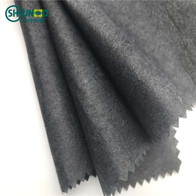 China wholesale 40gsm 1040E 100% recycled cotton embroidery backing paper two side easy tear away nonwoven fabric for applique