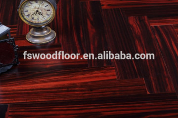ebony fishbone(herringbone) engineered parquet