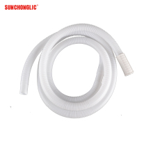 Sunchonglic 2m White Washing Machine Inlet Pipe with Universal Rubber Joint
